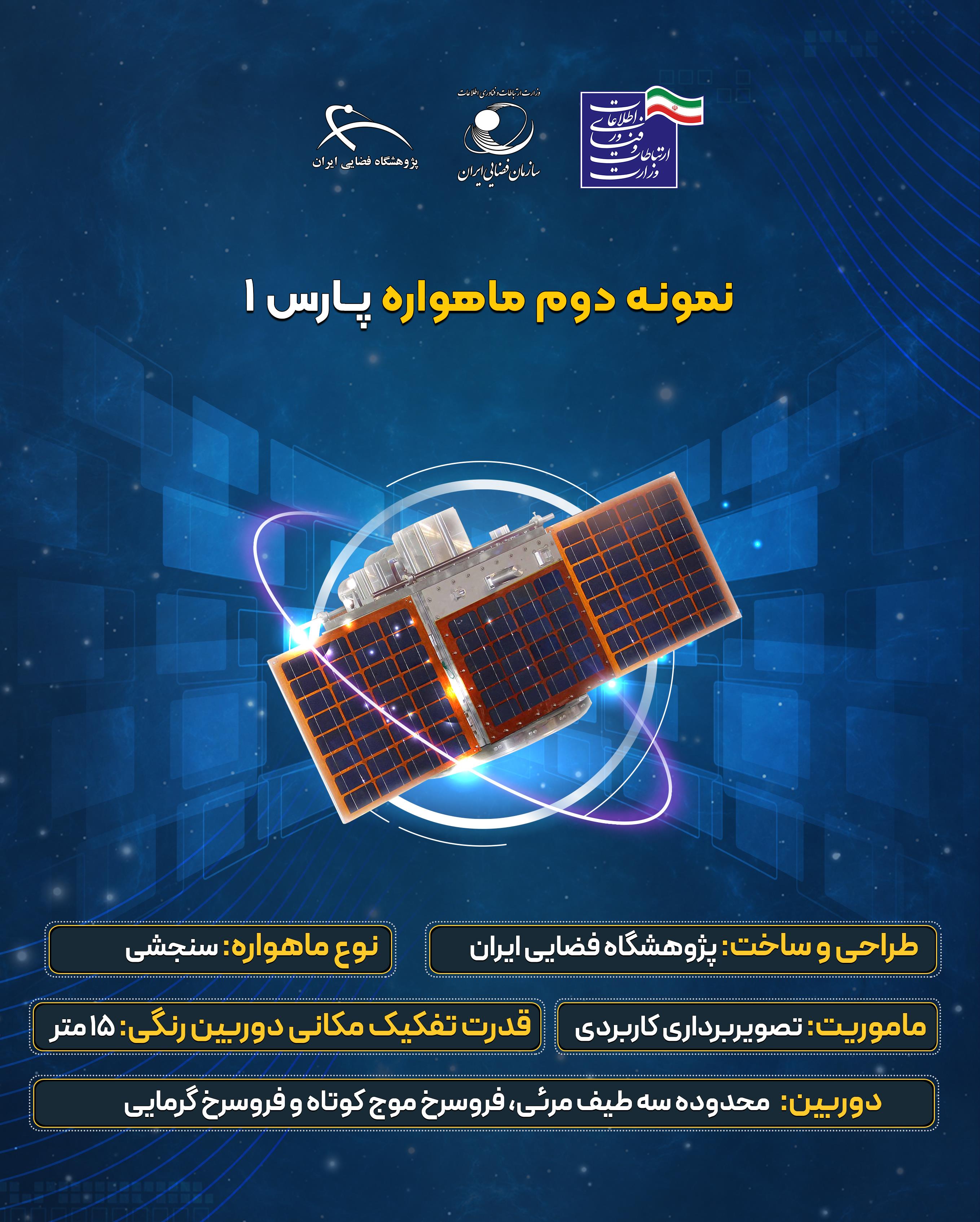 اینفو ماهواره پارس 1